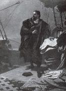 Karl Theodor von Piloty Columbus oil painting